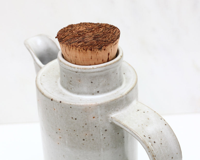 Len Carella Ceramics | Longneck Stoneware Pot | Firecracker