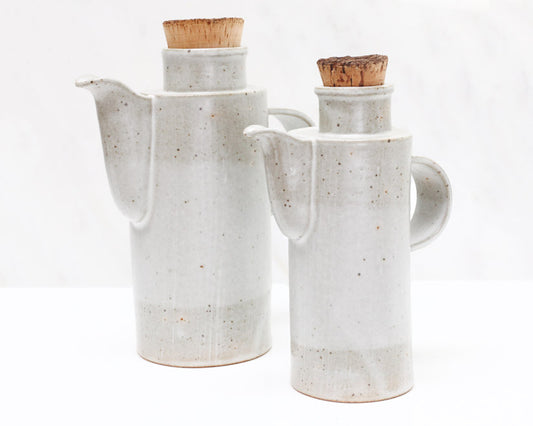 Len Carella Ceramics | Longneck Stoneware Pot | Firecracker