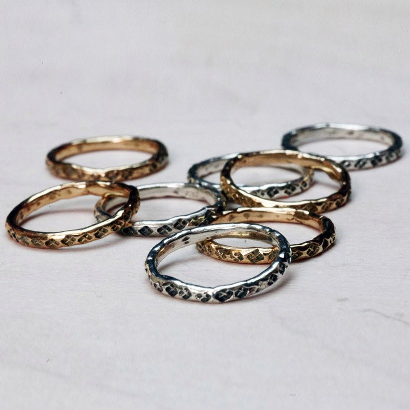 "Wisdom" Stacking Rings | Firecracker