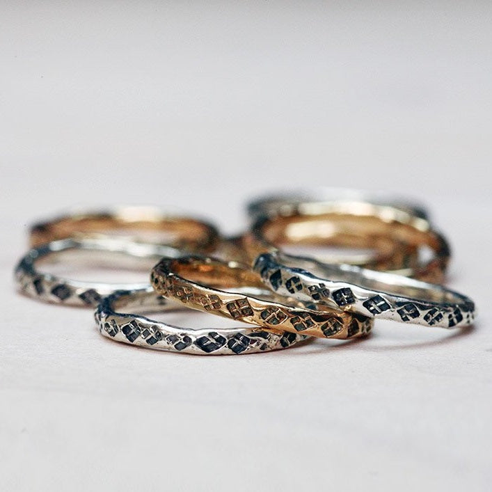 "Wisdom" Stacking Rings | Firecracker