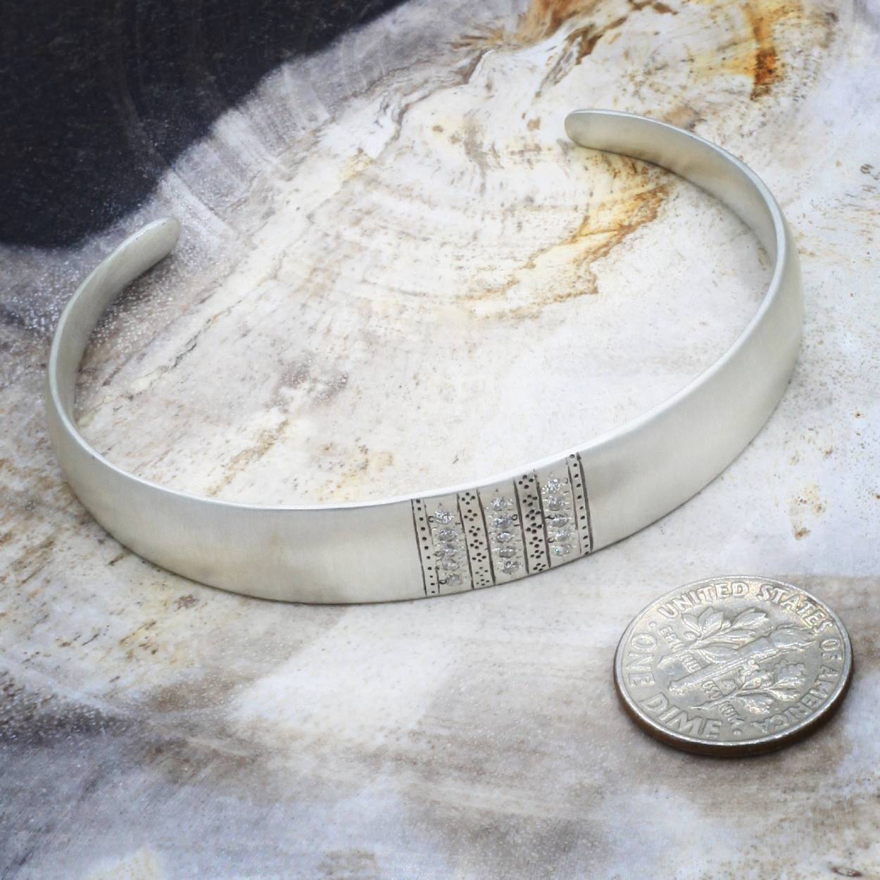 Adel Chefridi Studio | Diamond "Nomad" Cuff Bracelet | Firecracker