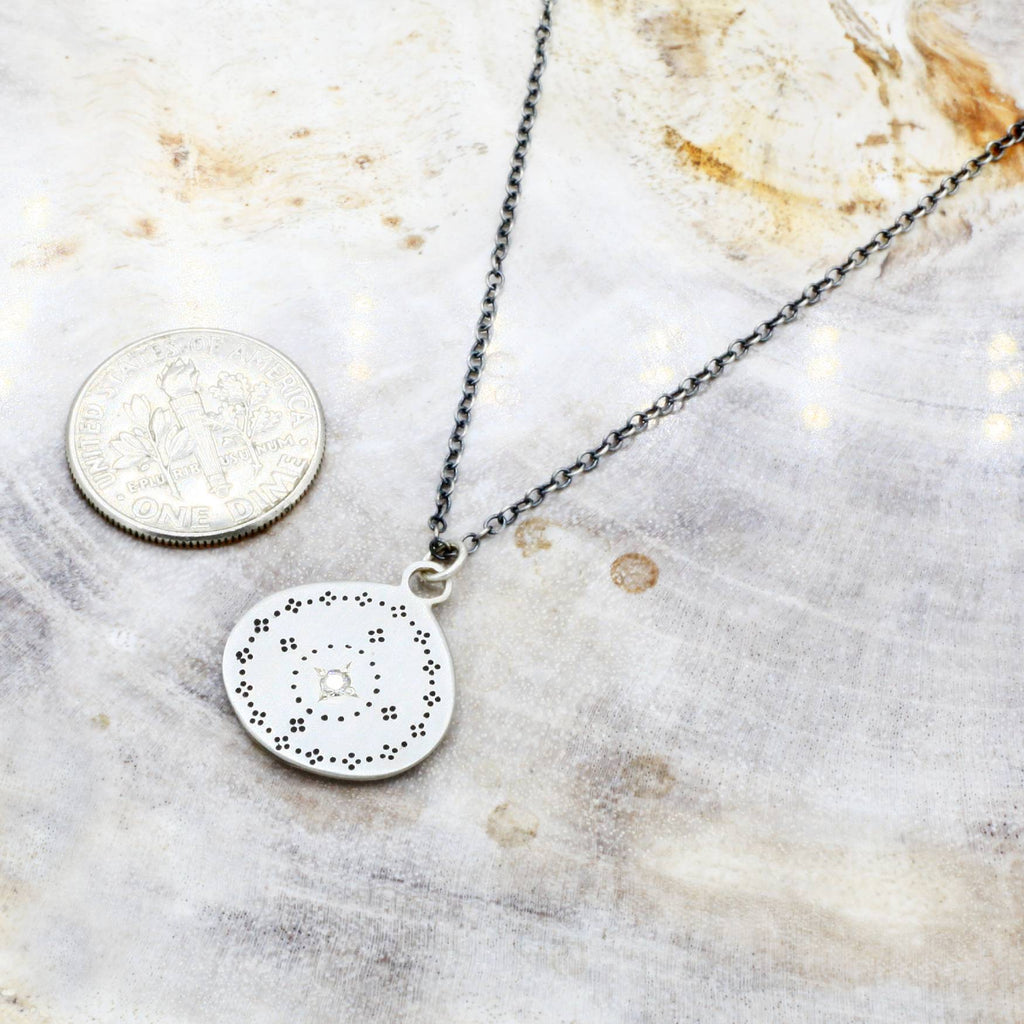Adel Chefridi Studio | Diamond + Sterling Silver Nostalgia Pendant Necklace | Firecracker