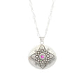 Adel Chefridi Studio | Pink Sapphire "Lotus" Pendant Necklace | Firecracker