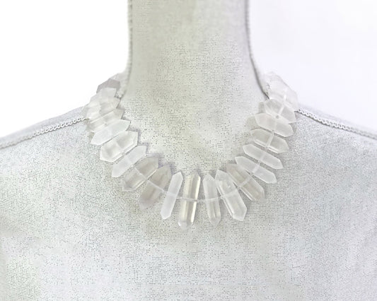 Ann Lightfoot | Ras du Cou Quartz Necklace | Firecracker