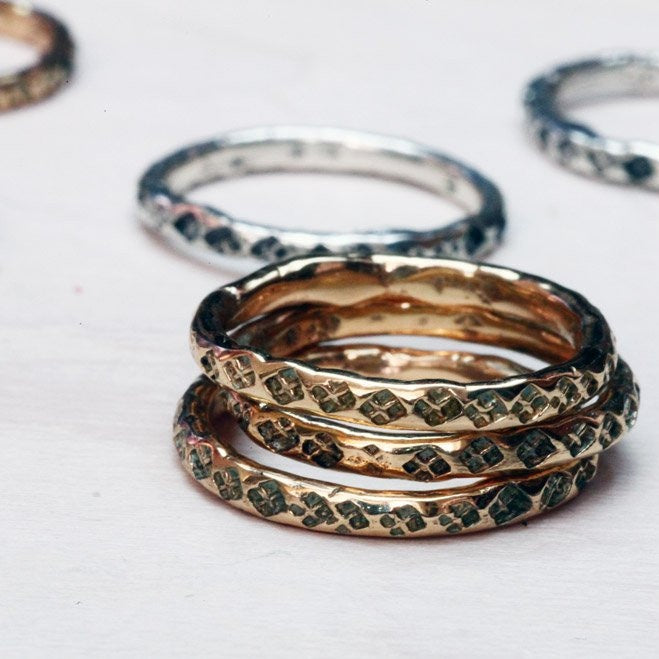 "Wisdom" Stacking Rings | Firecracker