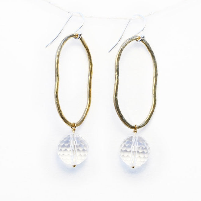 “Crystal Ball” Statement Earrings | Firecracker