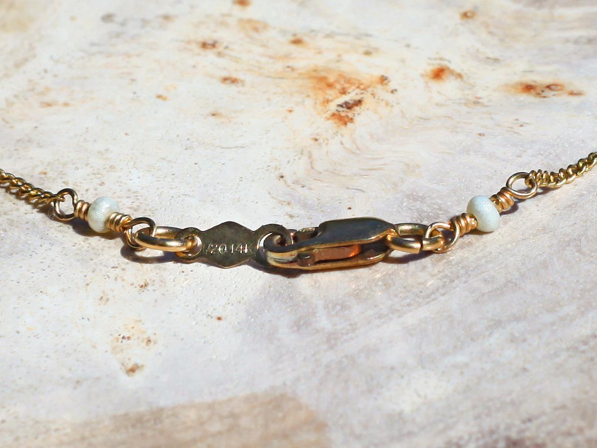 Dana Kellin Jewelry | Wrapped Freshwater Pearl Pendant Necklace | Firecracker