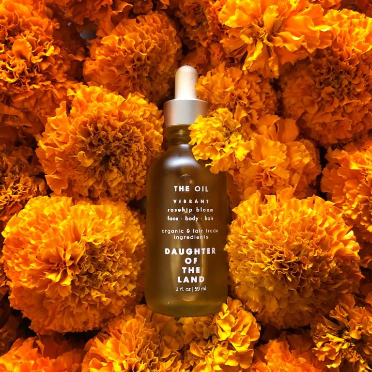 Daughter of the Land | The Oil: Rosehip Bloom for Face, Body + Hair | Firecracker