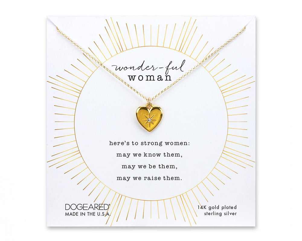 Dogeared Jewelry | "Wonder-ful Woman" Necklace | Firecracker