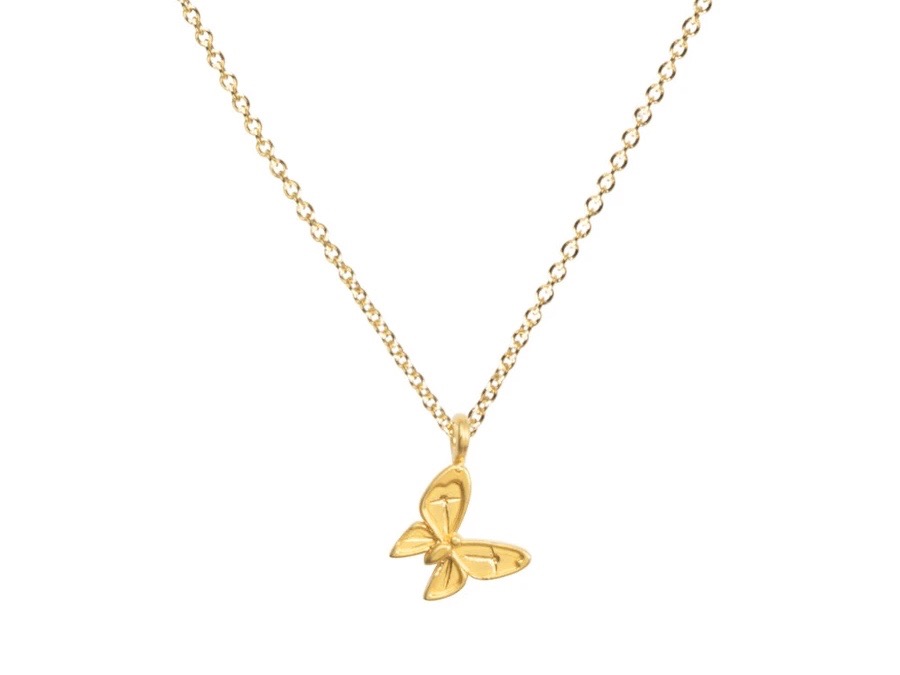 Dogeared | "Beautiful" Butterfly Charm Necklace | Firecracker
