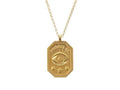 Dogeared | "Protect Me" Evil Eye Tablet Necklace | Firecracker