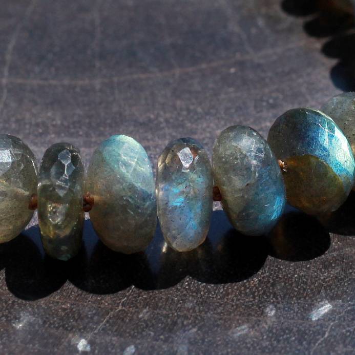 Lena Skadegard Jewels | Faceted Labradorite Tassel Bracelet | Firecracker