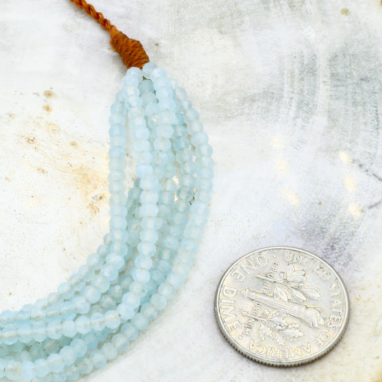Lena Skadegard Jewels | Aquamarine Tassel Bracelet | Firecracker