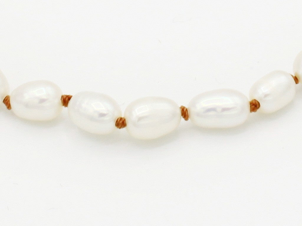 Lena Skadegard Jewels | Freshwater Oval Pearl Tassel Bracelet | Firecracker