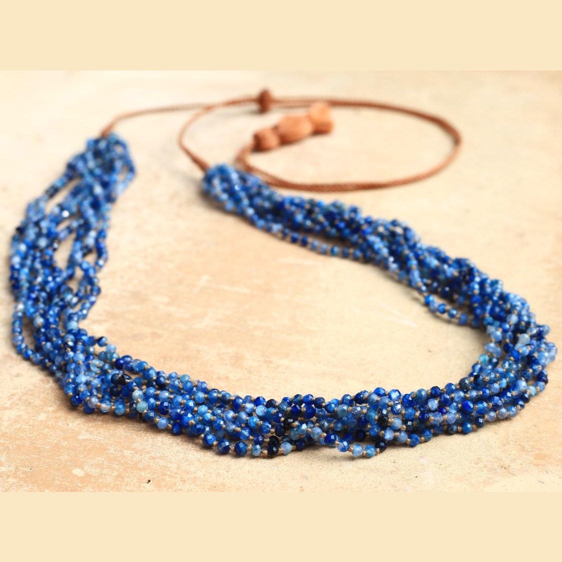 Lena Skadegard Jewels | Kyanite Tassel Necklace | Firecracker