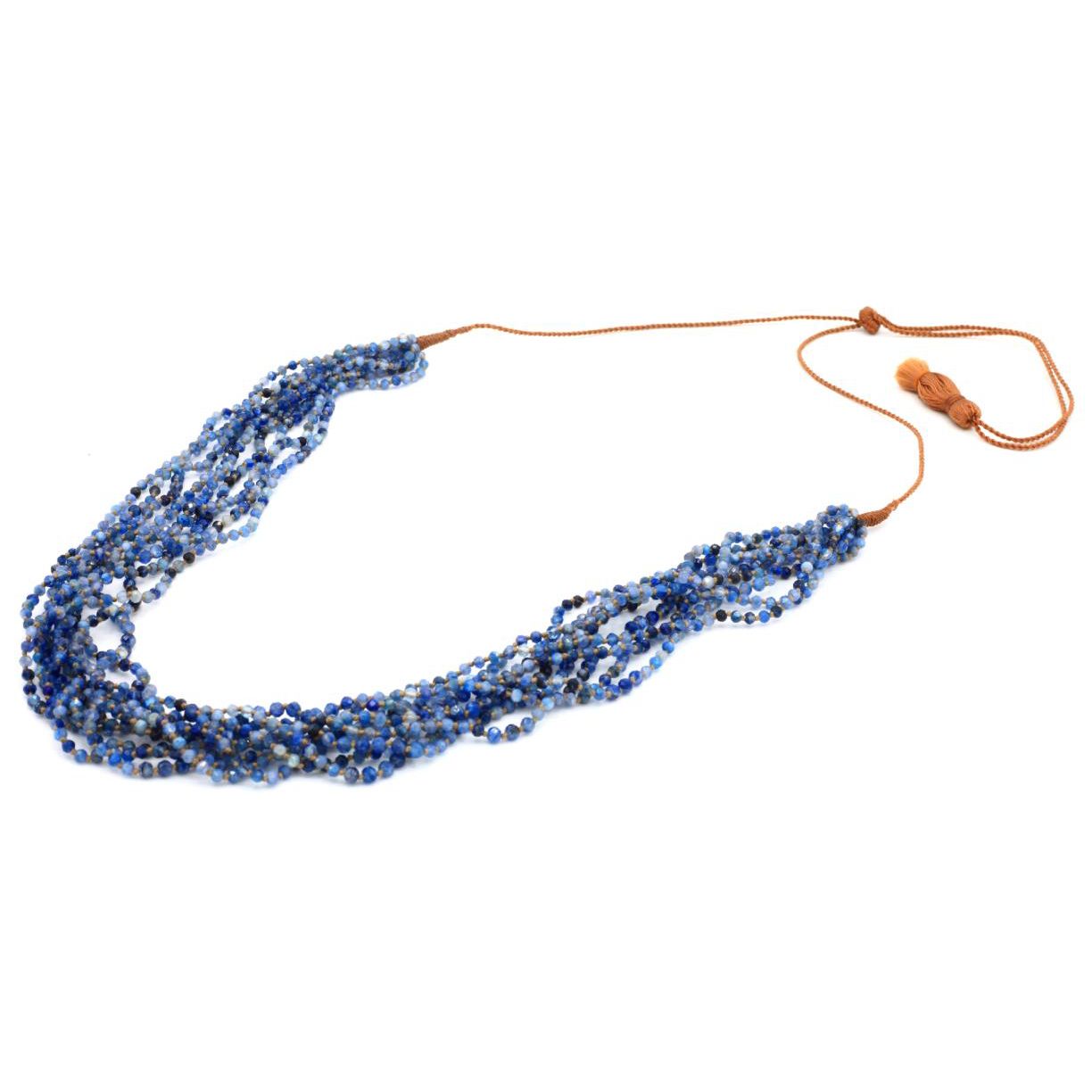 Lena Skadegard Jewels | Kyanite Tassel Necklace | Firecracker