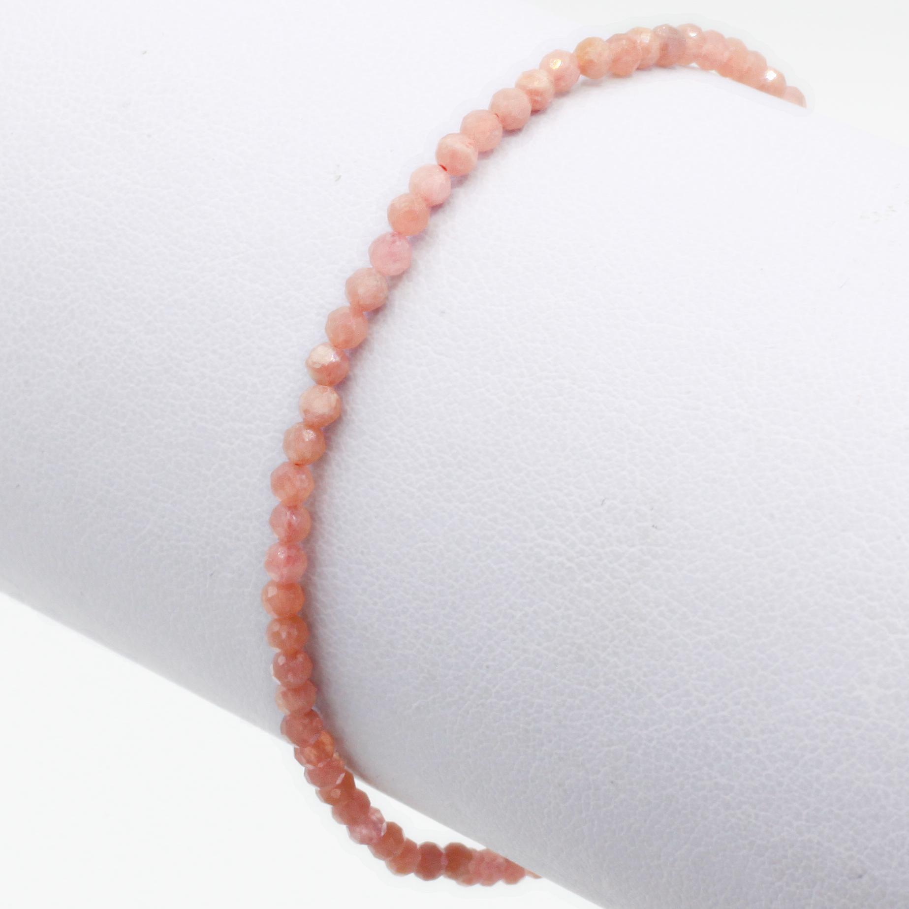 Lena Skadegard Jewelry | Rose Quartz + 9k Gold Gemstone Bracelet | Firecracker