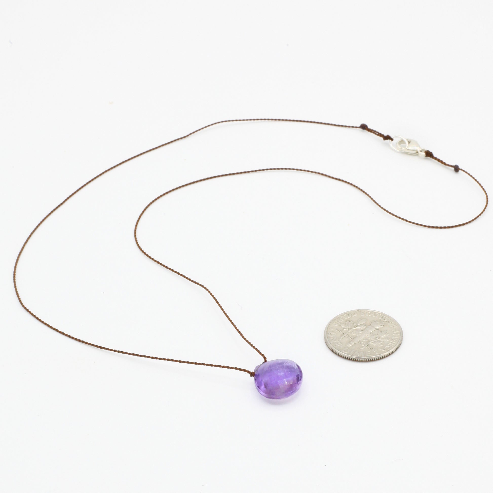 Margaret Solow Jewelry | Amethyst "Zen Gem" Necklace | Firecracker