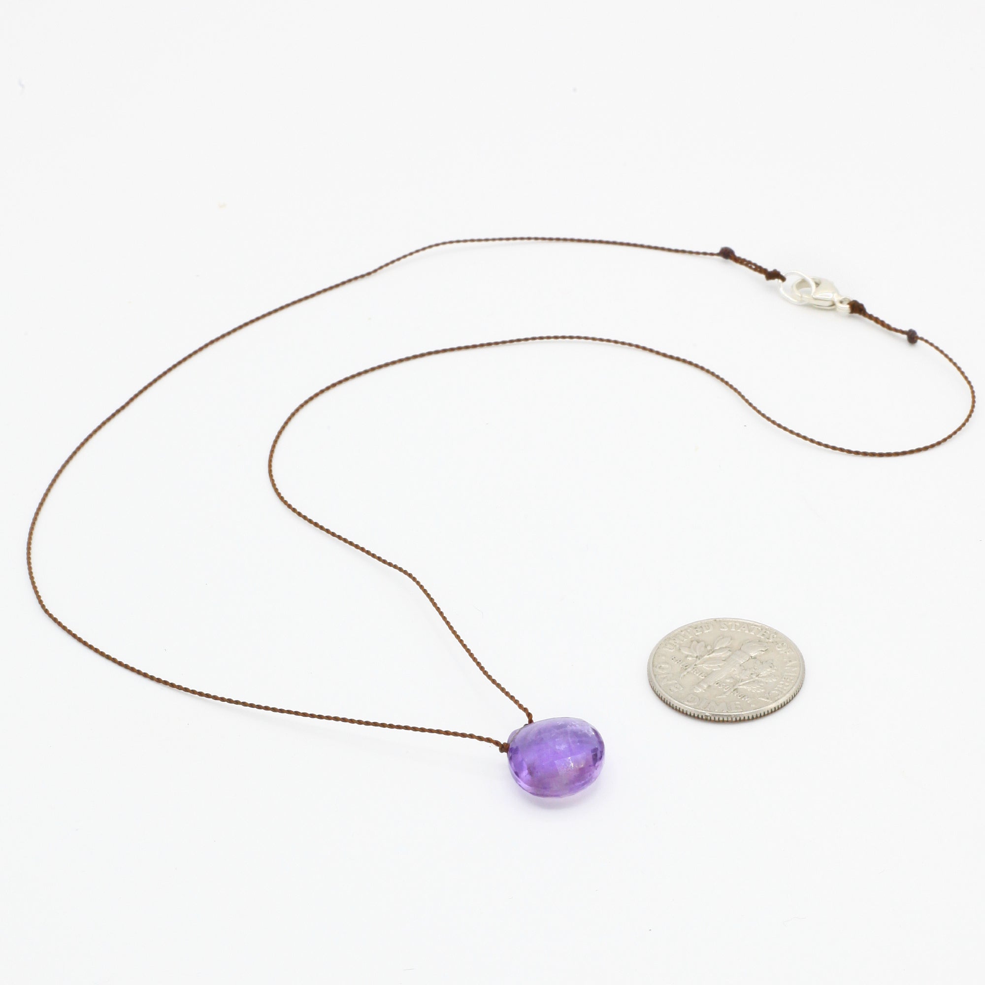 Margaret Solow Jewelry | Amethyst "Zen Gem" Necklace | Firecracker