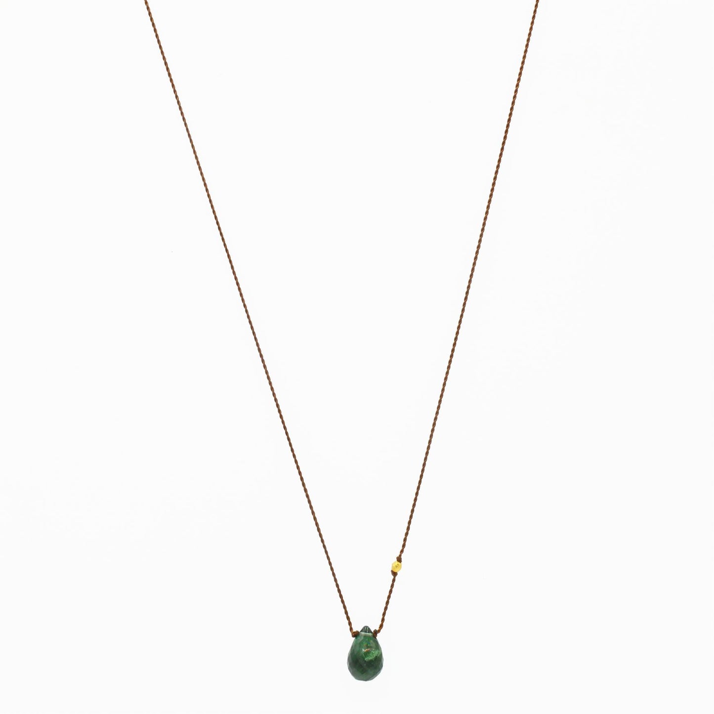 Margaret Solow Jewelry | Tourmaline "Zen Gem" Necklace | Firecracker