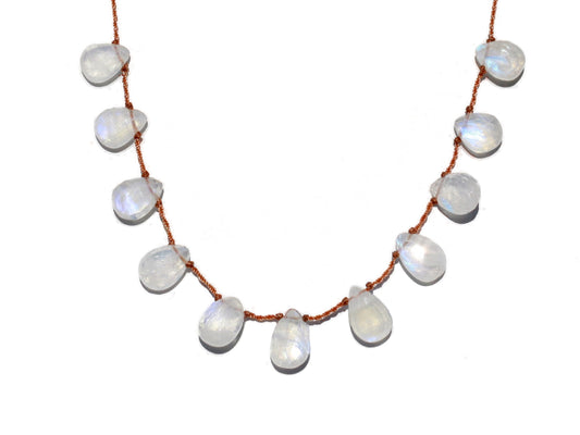 Lena Skadegard Jewels | Floating Moonstone Gemstone Necklace | Firecracker