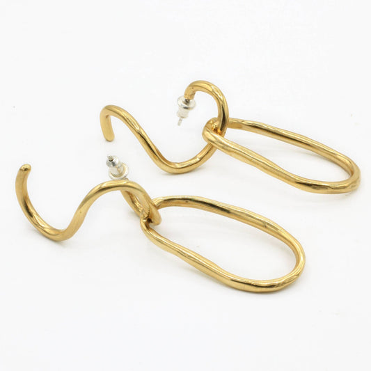 Odette New York | Ines Hoop Earrings | Firecracker