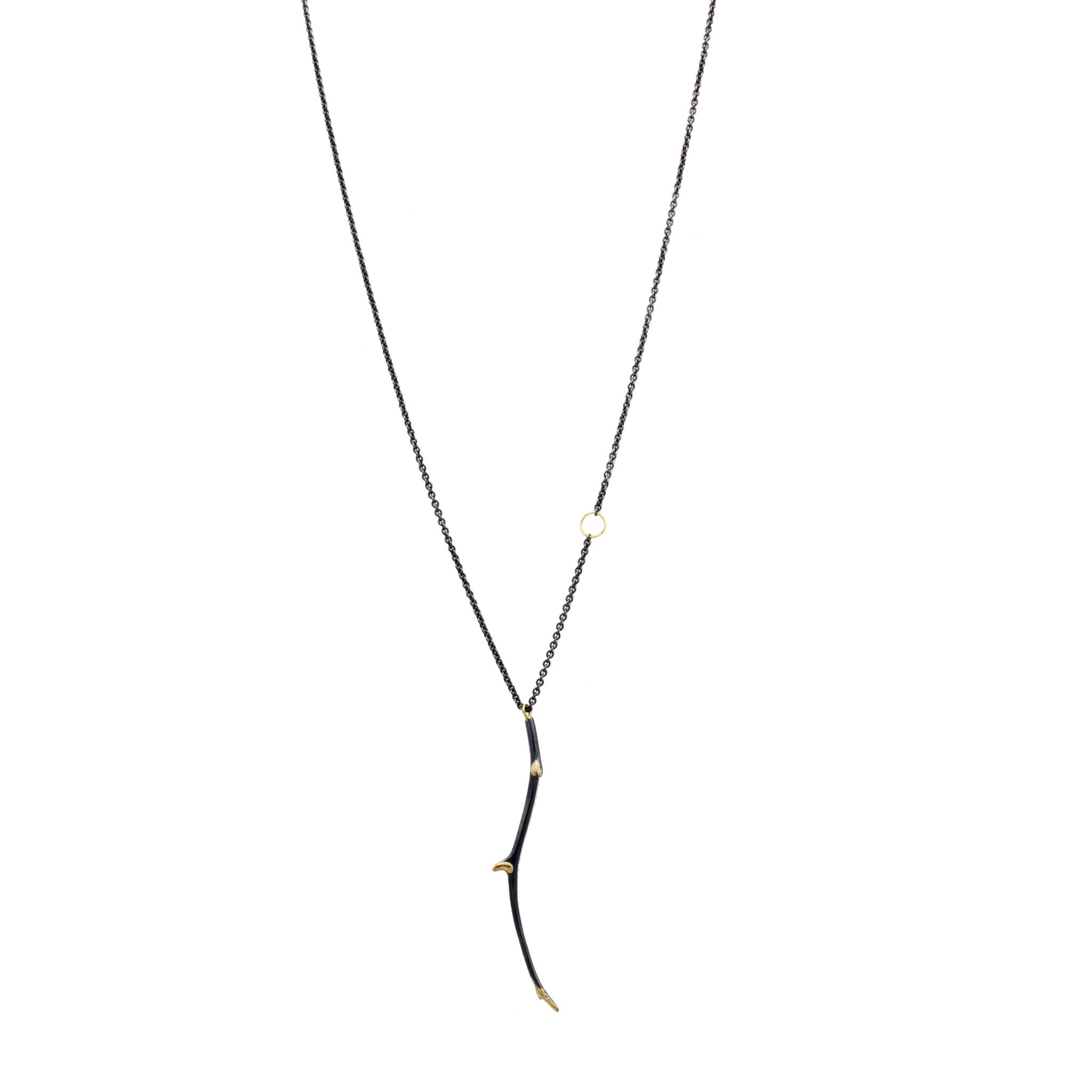 Sarah McGuire Studio | 18k Gilded Antler Necklace | Firecracker