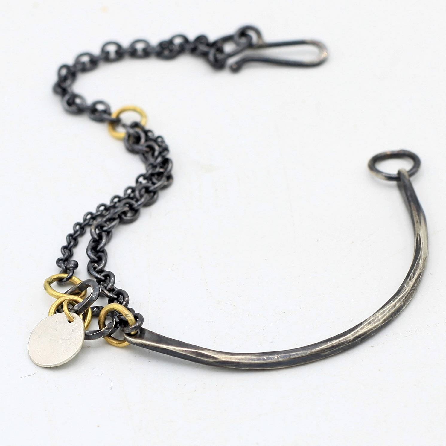 Sarah McGuire Studio | 18k Gold + Sterling Silver "Castaway" Bracelet | Firecracker