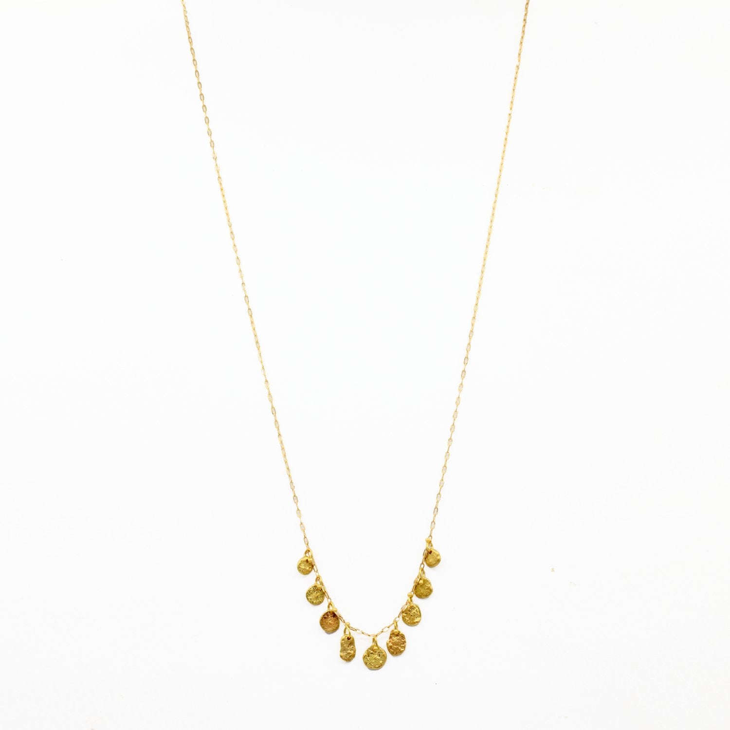 Sarah McGuire Studio | "Waterline 9" 18k Gold Necklace | Firecracker