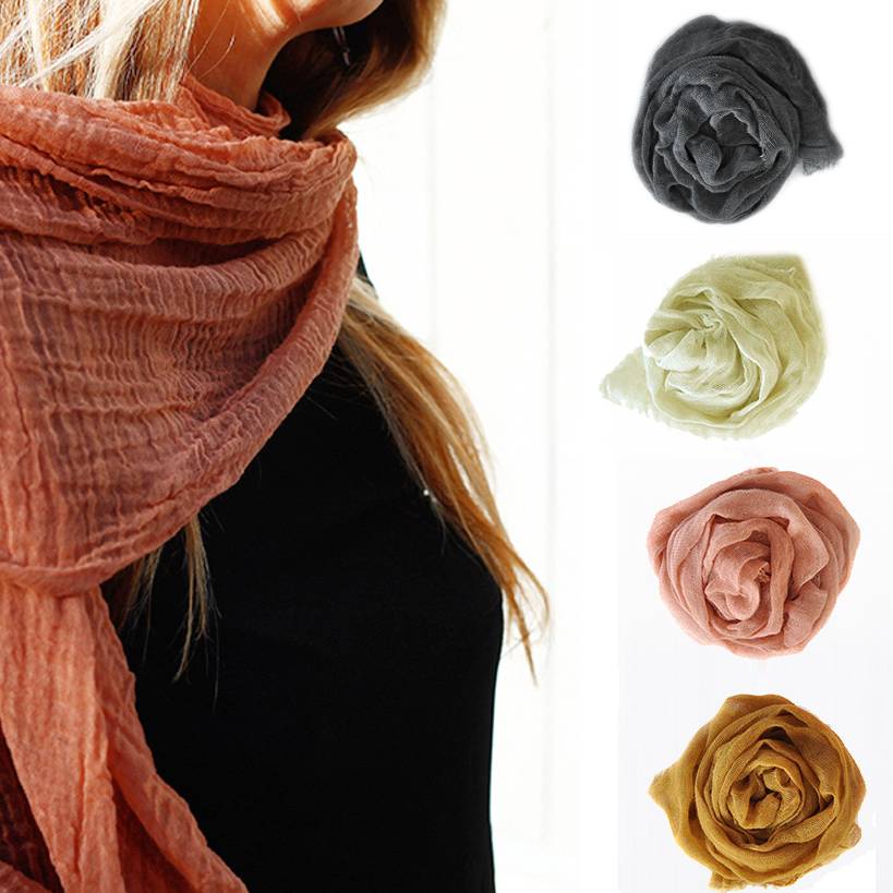 Hand Dyed Cotton Scarf