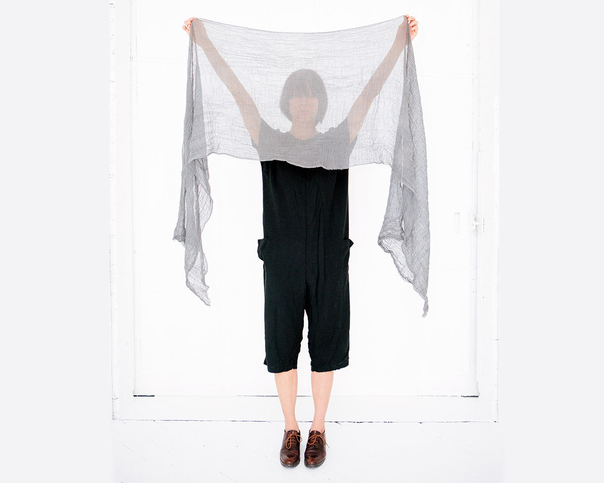 Scarf Shop | Hand Dyed Cotton Scarf | Firecracker