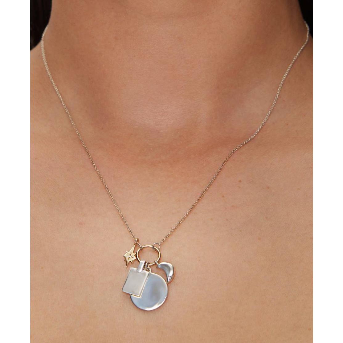 Scosha | Classic Charms Necklace w/ Sterling Silver + Gold | Firecracker