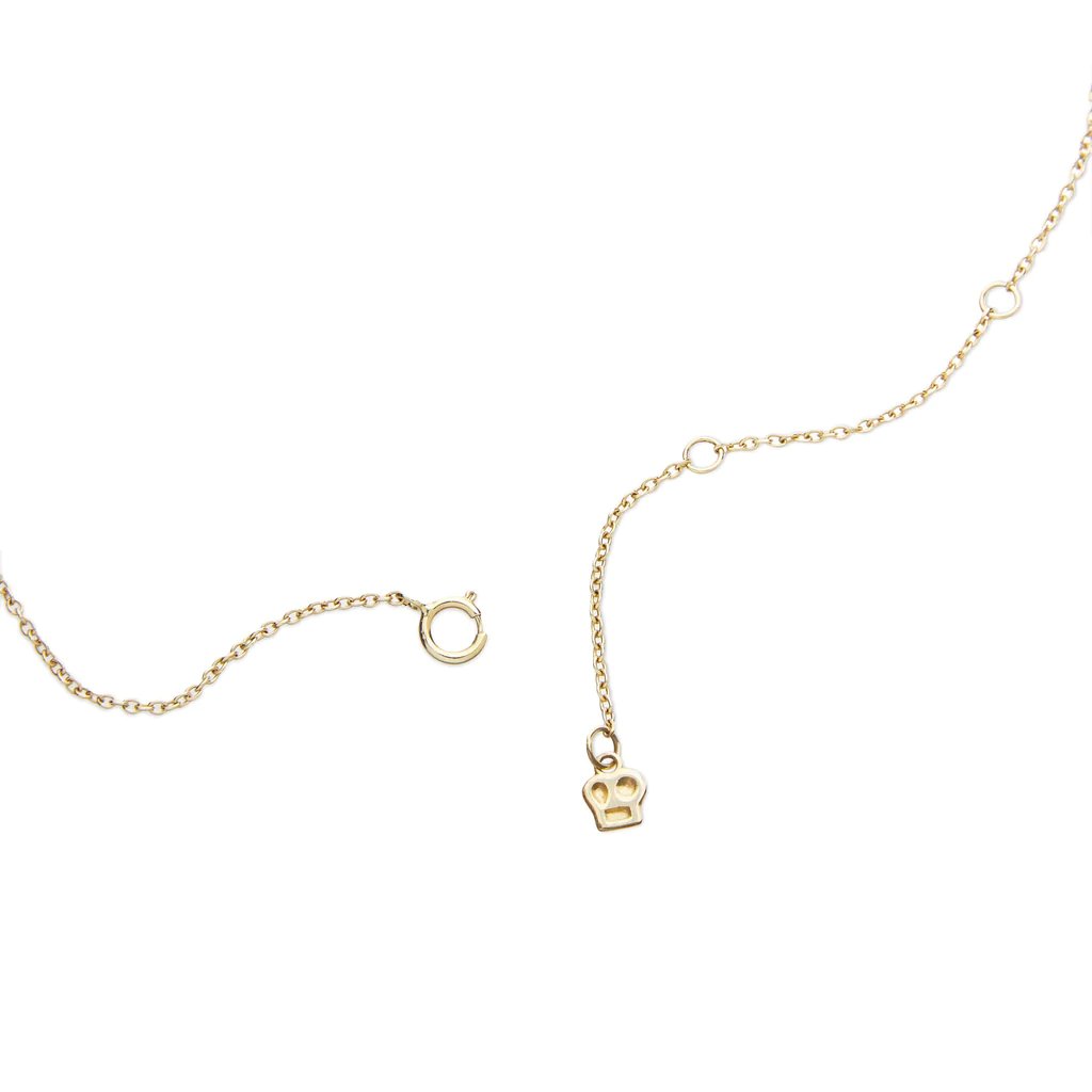 Scosha | Diamond, Turquoise + 10k Gold Heart Necklace | Firecracker