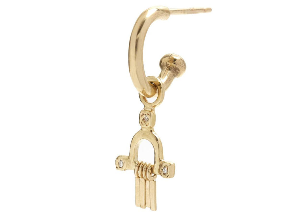 Scosha | Diamond + 10k Gold Temple Charm | Firecracker