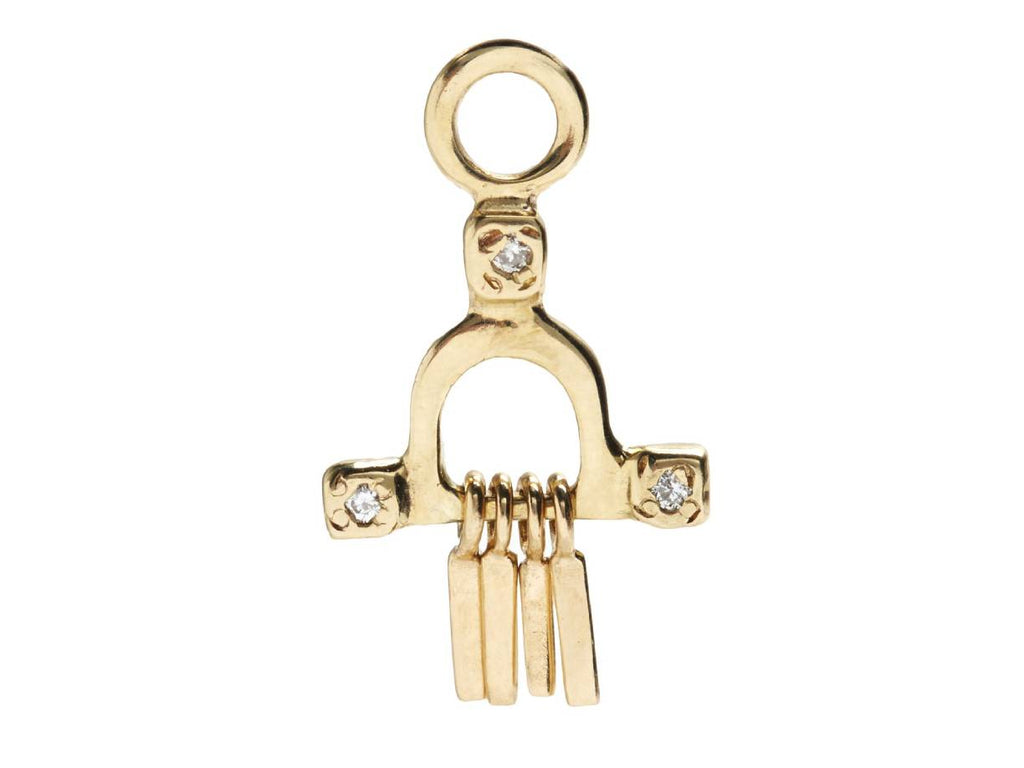 Scosha | Diamond + 10k Gold Temple Charm | Firecracker