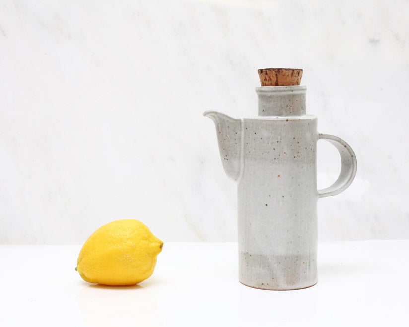 Len Carella Ceramics | Longneck Stoneware Pot | Firecracker